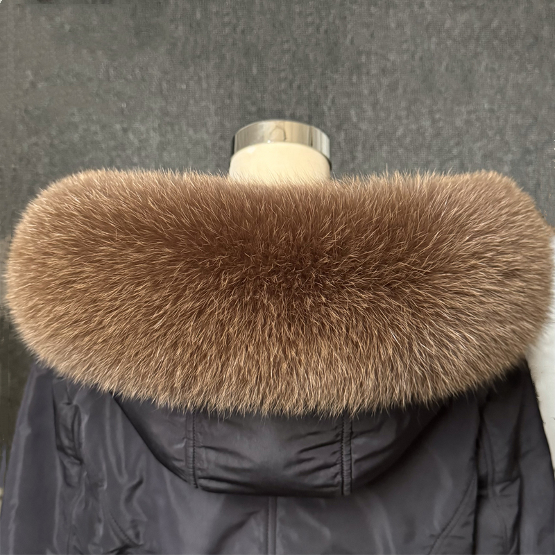 Winter Clothing Pk - Real Fox Fur Collar Women Universal
