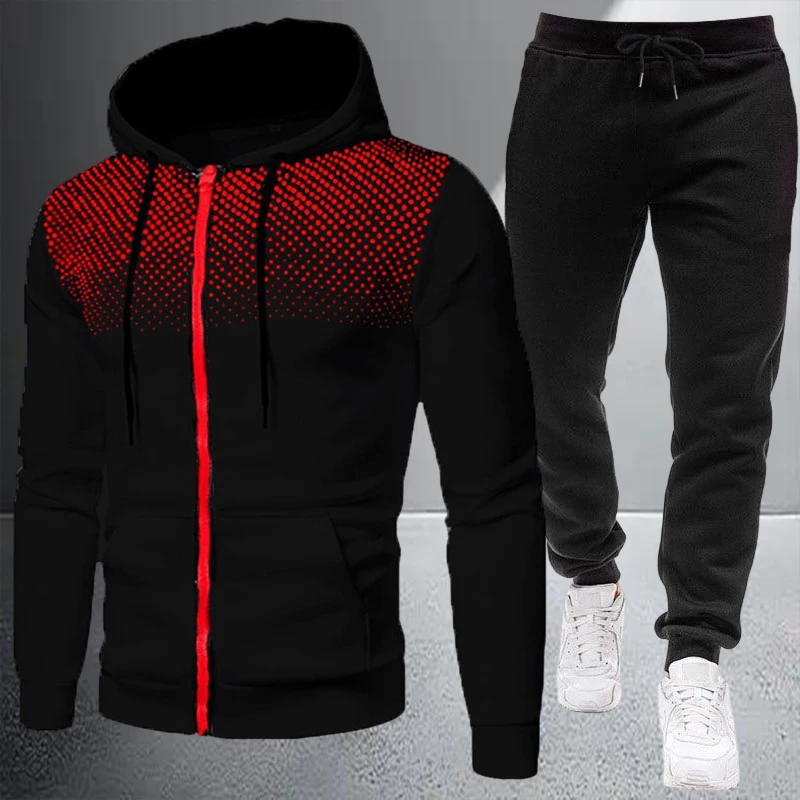 Winter Clothing Pk - Autumn Winter High-end Men's Jacket Tracksuit