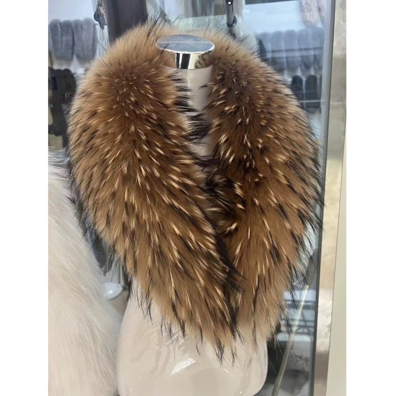 Winter Clothing Pk - Raccoon Fur Collar Female Winter Fur