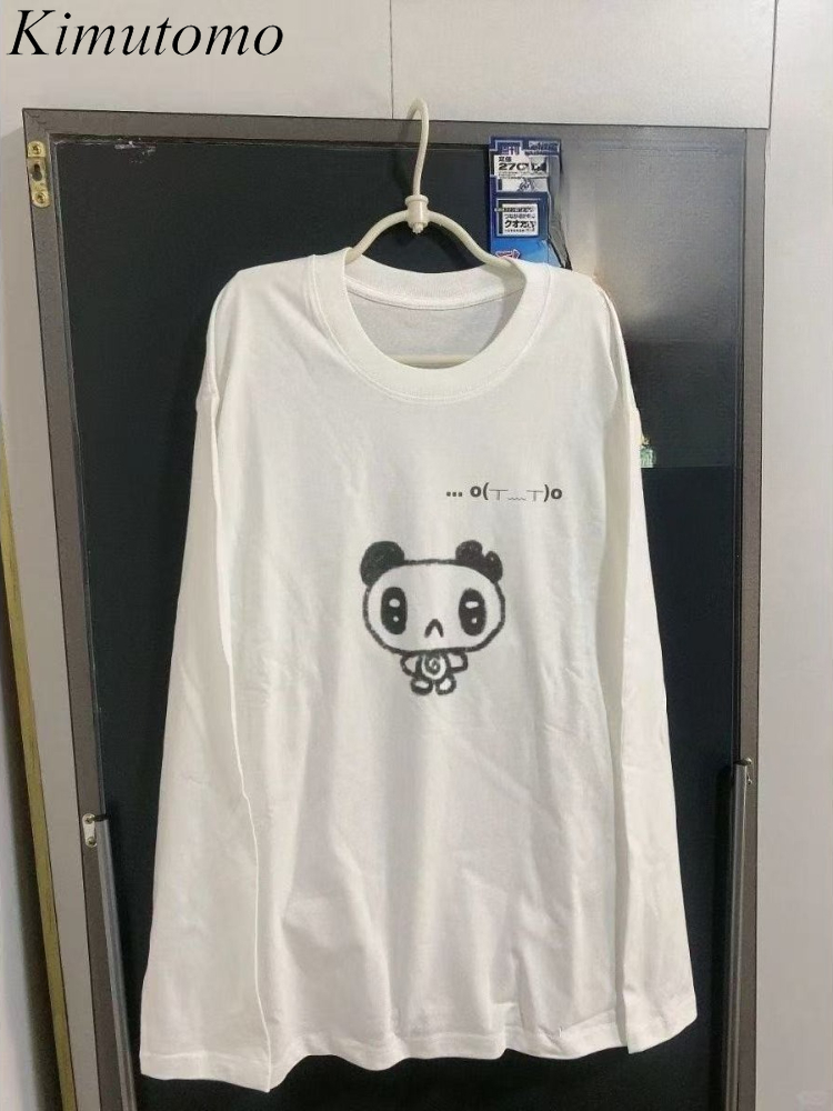 Winter Clothing For Women - Kimutomo T Shirts Women Cartoon Printed