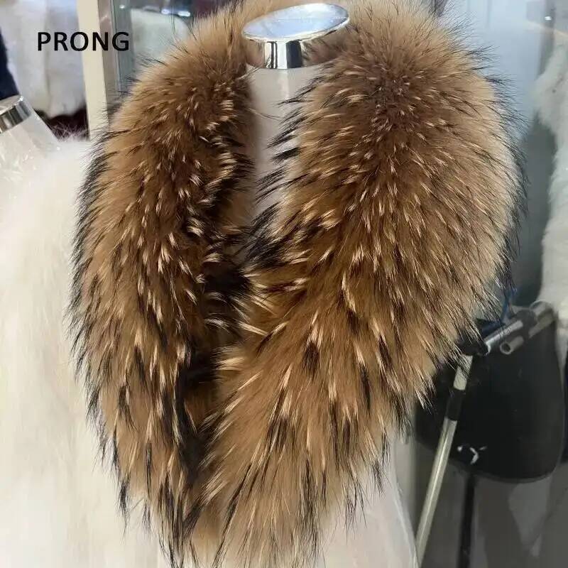 Natural Raccoon Fur Collar Rea - огляд і ціна Winter Clothing Pk
