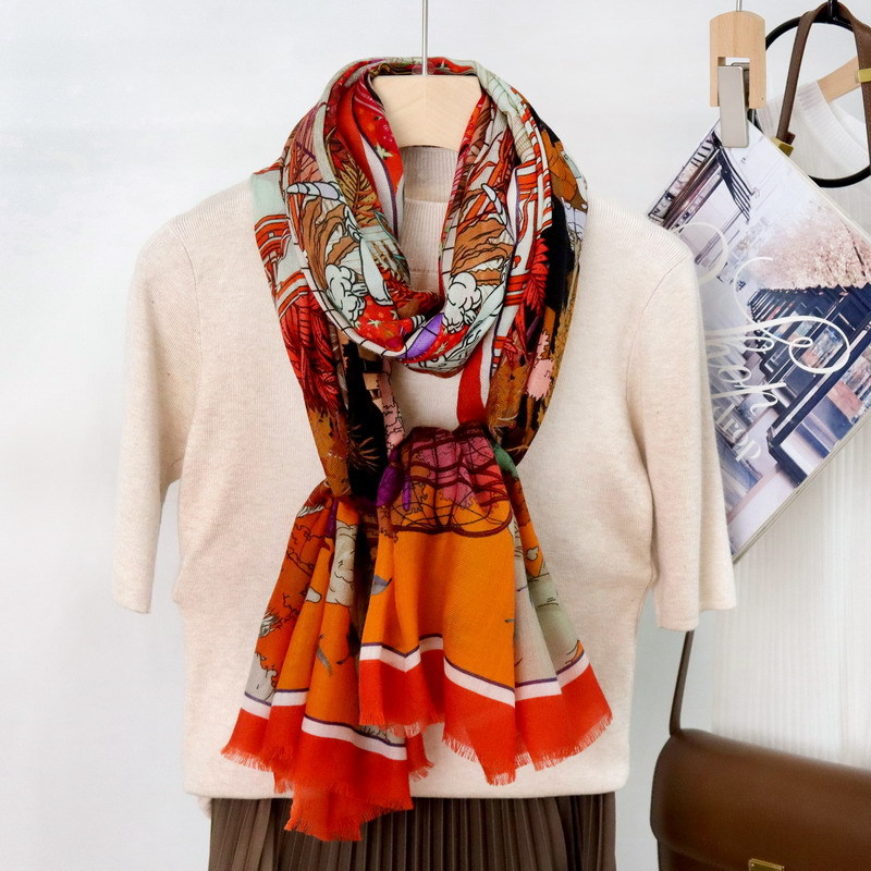 Long Tassels Cashmere Red Shaw - огляд і ціна Winter Clothing Hong Kong
