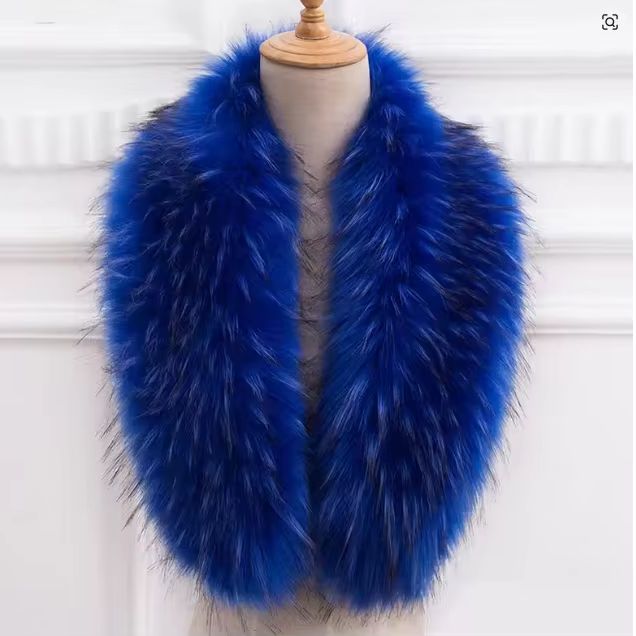 Natural Fur Collar Real Raccoo - огляд і ціна Winter Clothing Pk