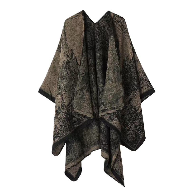 Printed Knitted Shawl for Wome - огляд і ціна Winter Clothing Gift Ideas