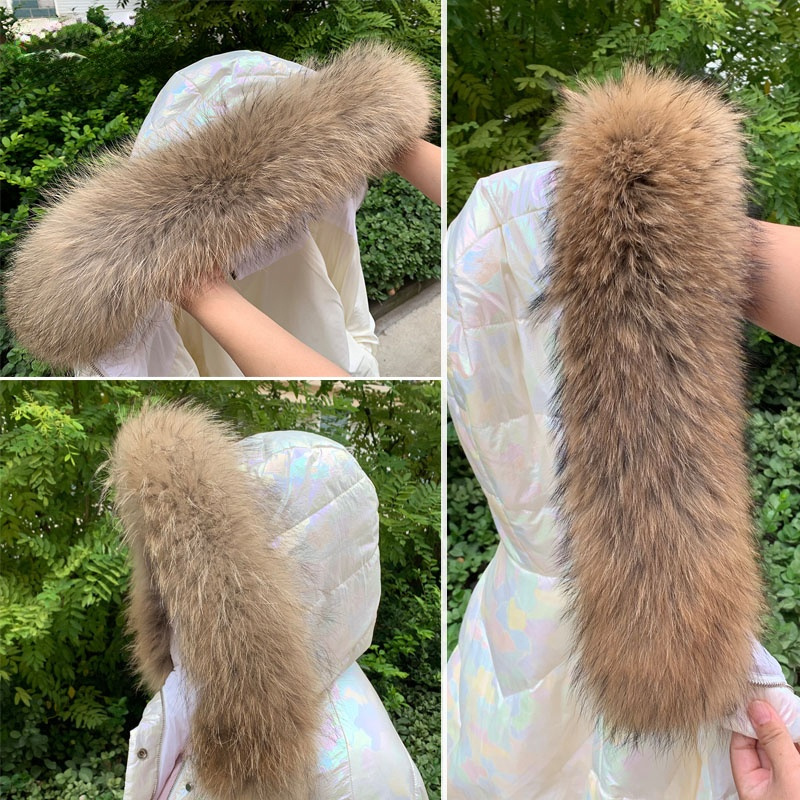 Real Fur Collar for Coat Parka - огляд і ціна Winter Clothing Pk