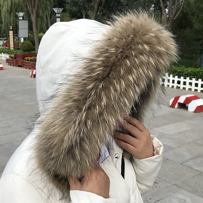 Real Fur Collar for Coat Parka - огляд і ціна Winter Clothing Pk
