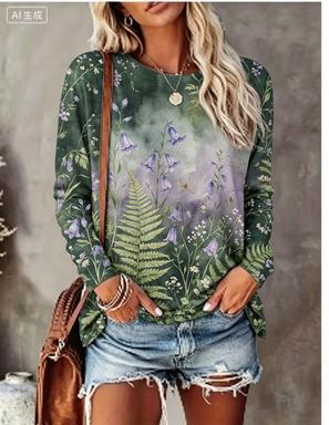 Women Long Sleeve T‑Shirt Grad - огляд і ціна Winter Clothing For Women