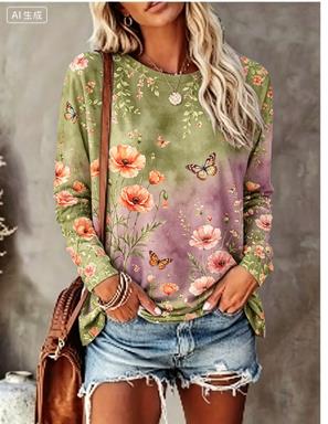 Women Long Sleeve T‑Shirt Grad - огляд і ціна Winter Clothing For Women