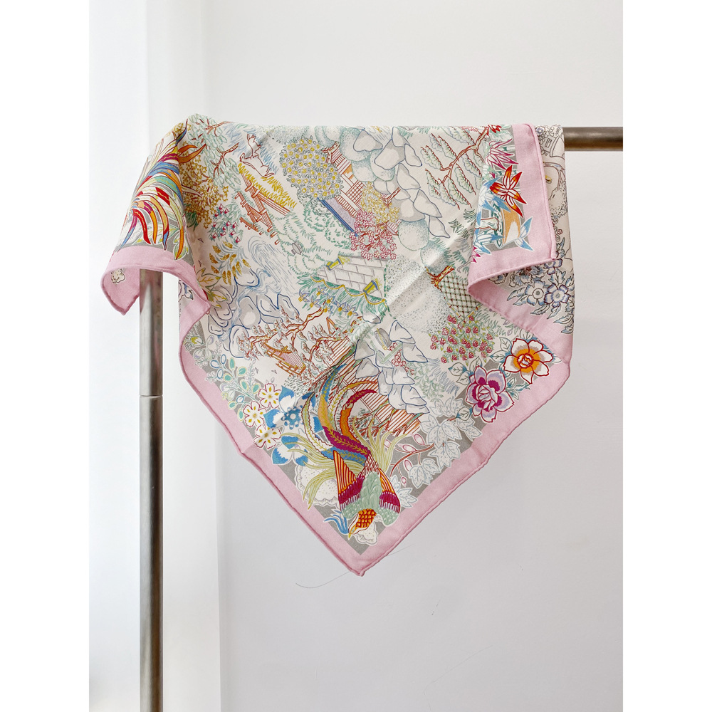 Double Face Scarf Women Silk W - огляд і ціна Winter Clothing Hong Kong