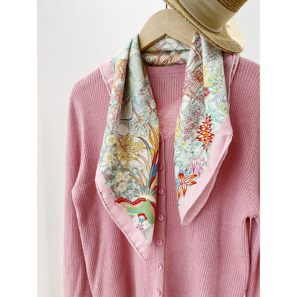 Double Face Scarf Women Silk W - огляд і ціна Winter Clothing Hong Kong
