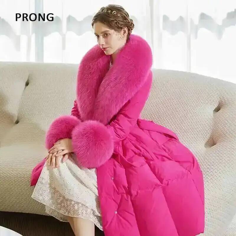 100% Real Fox Fur Collar Winte - огляд і ціна Winter Clothing Pk