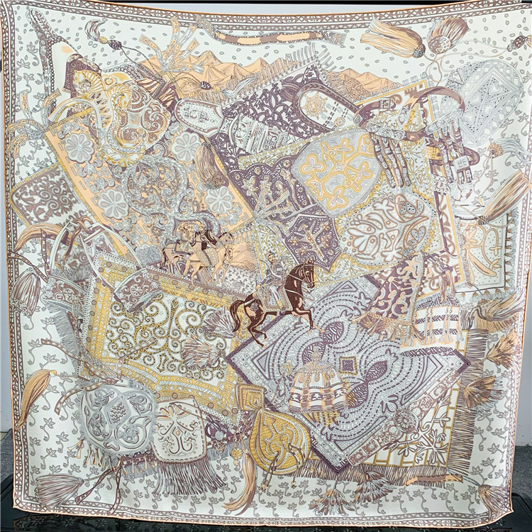 Silk Wool Scarf 135CM Luxury D - огляд і ціна Winter Clothing Hong Kong