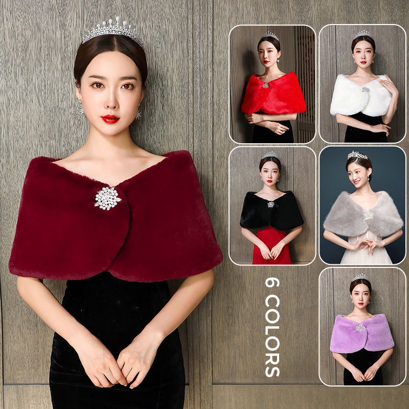 Women Bridal Shawl Wedding Cap - огляд і ціна Winter Clothing Pk
