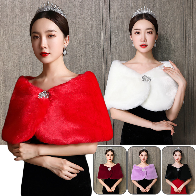 Women Bridal Shawl Wedding Cap - огляд і ціна Winter Clothing Pk